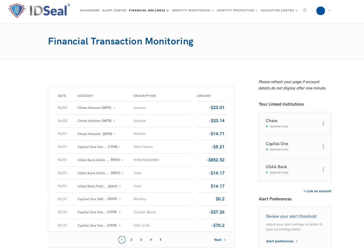 Financial Transaction Monitoring Sample